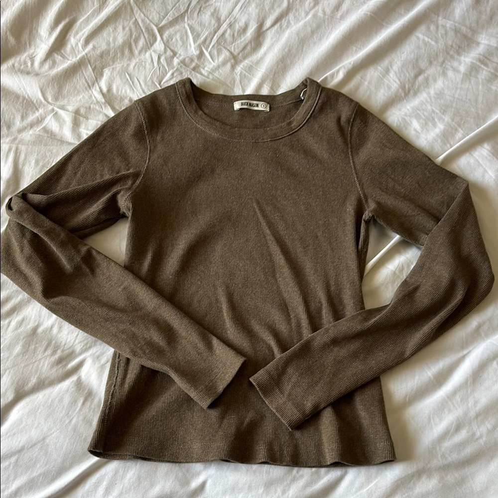 Buck Mason Ribbed Long Sleeve